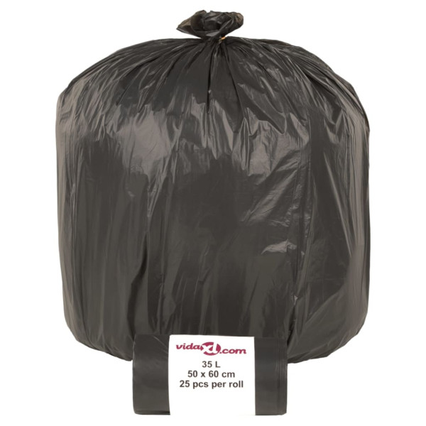 Bolsas de basura negras 250 unidades 35 l M 3