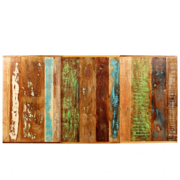 Mesa de jantar madeira reciclada maciça 180 cm M 3