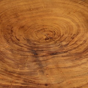 Mesa de centro em madeira de acácia maciça 60x55x25 cm H