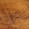 Mesa de centro em madeira de acácia maciça 60x55x25 cm 2