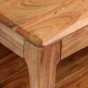 Mesa de centro de madera maciza 88x50x38 cm 2