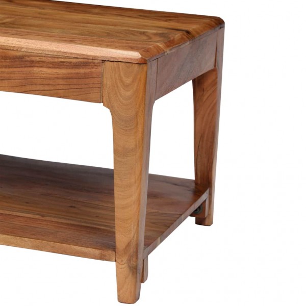 Mesa de centro de madera maciza 88x50x38 cm M 5