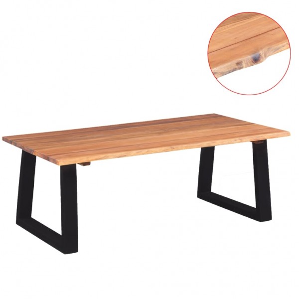 vidaXl Mesa de centro madera de acacia maciza 110x60x40 cm M 2