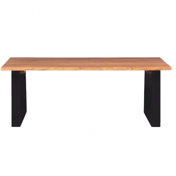vidaXl Mesa de centro madera de acacia maciza 110x60x40 cm M 3