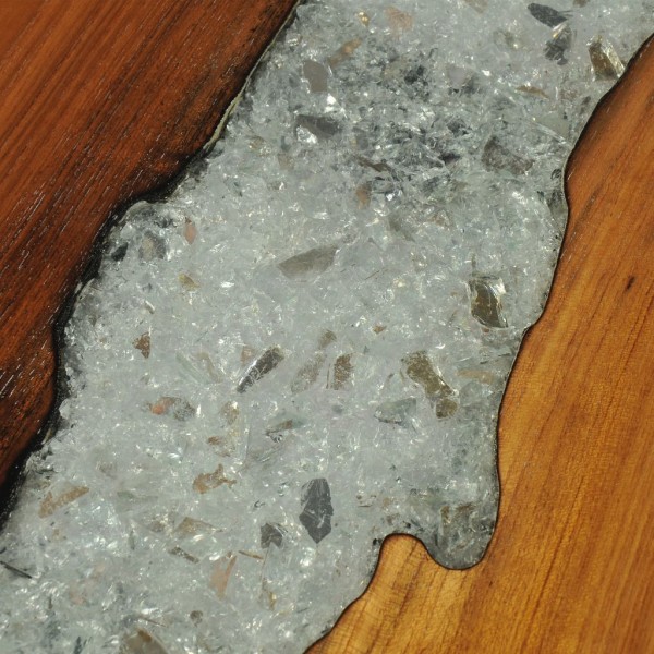 Mesa consola de teca 100x35x75 cm M 2