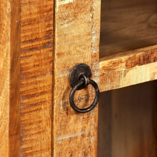 Armario de pared de madera maciza reciclada 44x21x72 cm M 3