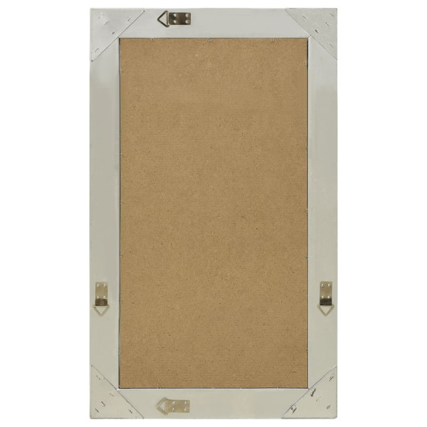 Espelho de parede estilo barroco 50x80 cm prateado M 3