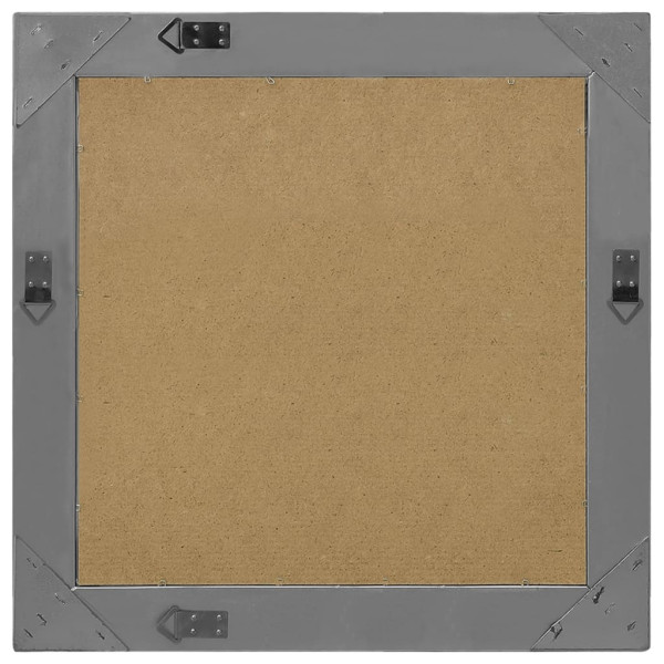 Espejo de pared estilo barroco negro 60x60 cm M 3