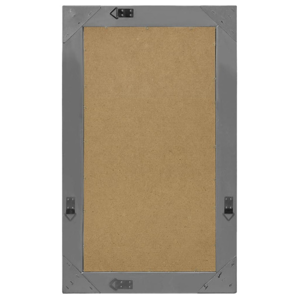 Espejo de pared estilo barroco negro 50x80 cm M 3