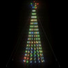 LED Árvore de Natal 275 LEDs Colorido 180 cm 3