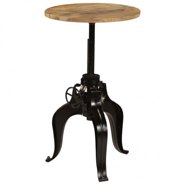 Mesa de bar madera maciza de mango 60x(76-110) cm M 4