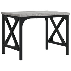 Suporte de impressora 40x30x31cm derivados madeira cinza sonoma H