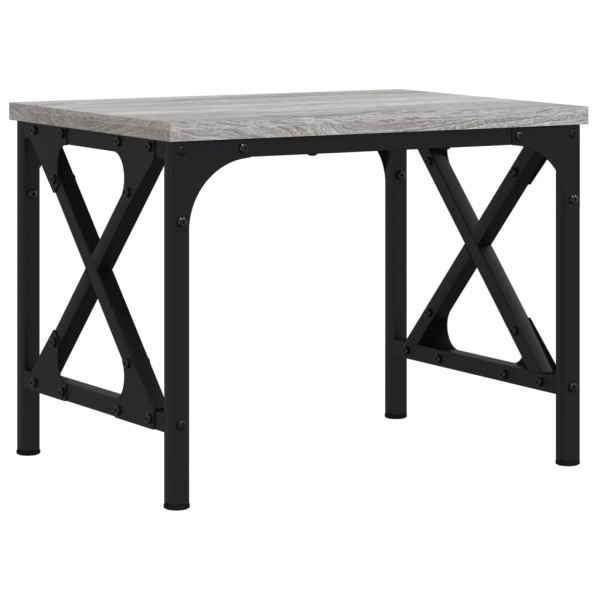 Suporte de impressora 40x30x31cm derivados madeira cinza sonoma M 2