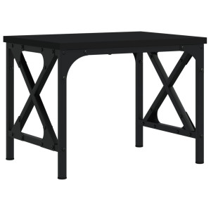 Soporte de impresora madera ingeniería negro 40x30x31 cm H