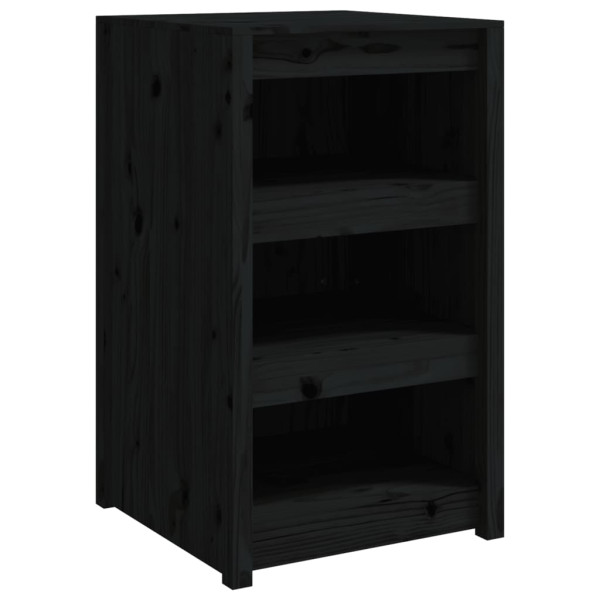 Mueble de cocina exterior madera maciza pino negro 55x55x92 cm M 2