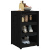 Mueble de cocina exterior madera maciza pino negro 55x55x92 cm 3
