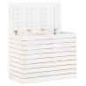 Cesto para la ropa sucia madera maciza pino blanco 88.5x44x66cm 4