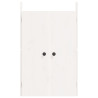 Puertas de cocina exterior 2 uds madera pino blanco 50x9x82 cm 5