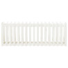 Canteiro elevado design cerca 200x50x70 cm pinho maciço branco 5