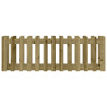 Arriate elevado jardín valla madera impregnada pino 150x50x50cm 5