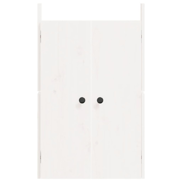 Portas de cozinha para exterior 50x9x82 cm pinho maciço branco M 4