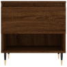 Mesa de centro madera de ingeniería roble marrón 50x46x50 cm 5
