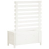 Jardinera estantería madera maciza pino blanco 79x39.5x114 cm 4