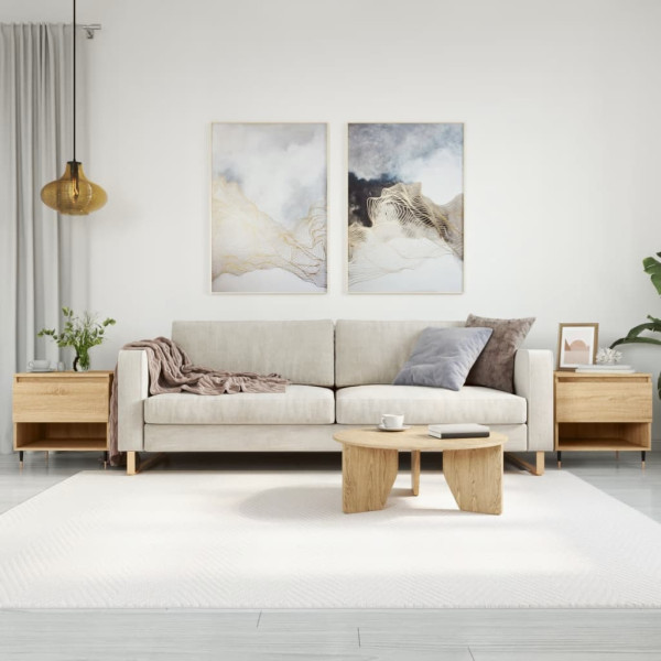 Mesas de centro 2 uds madera ingeniería roble Sonoma 50x46x50cm D