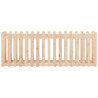 Arriate elevado jardín con valla madera maciza pino 200x50x70cm 5