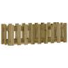 Arriate elevado jardín valla madera impregnada pino 100x30x30cm 2