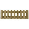 Arriate elevado jardín valla madera impregnada pino 100x30x30cm 5