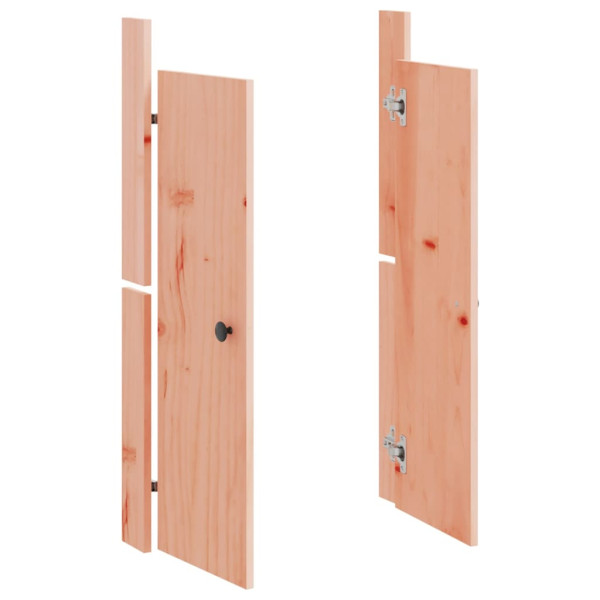Portas de cozinha p/ exterior 2 pcs 50x9x82 cm madeira douglas M 4