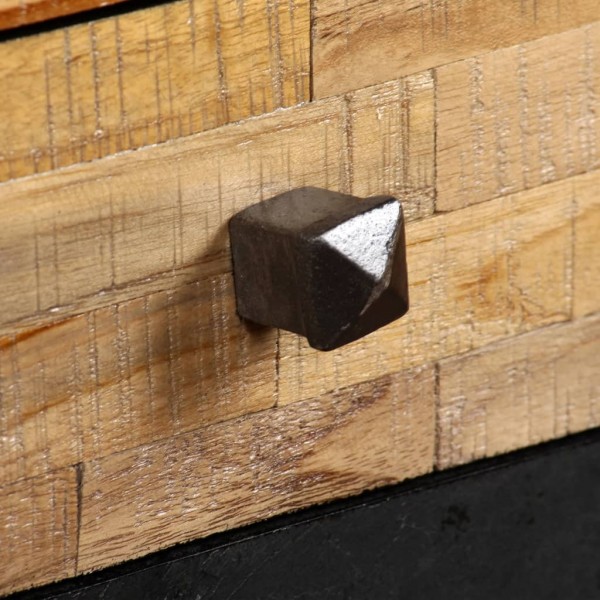 Escritorio de teca maciza reciclada 110x50x76 cm M 3