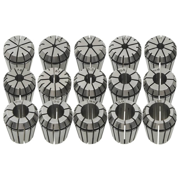 Boquilla de sujeción ER25 15 pzas Set herramientas de torneado D