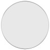 Espejo de pared redondo plateado Ø 50 cm 2