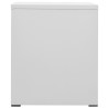 Armario archivador de acero gris 46x62x72.5 cm 4