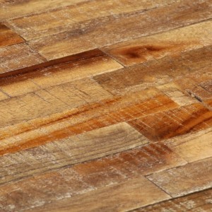 Mesa consola em teca reciclada maciça 90x30x76 cm H