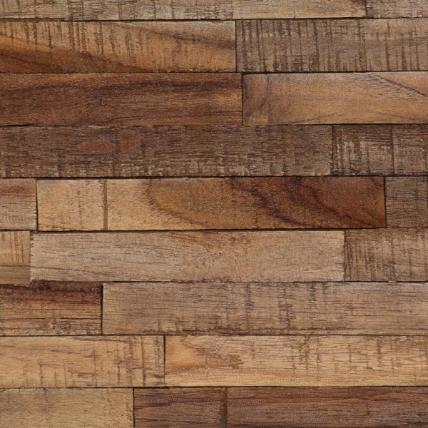 Mesa consola em teca reciclada maciça 90x30x76 cm M 3