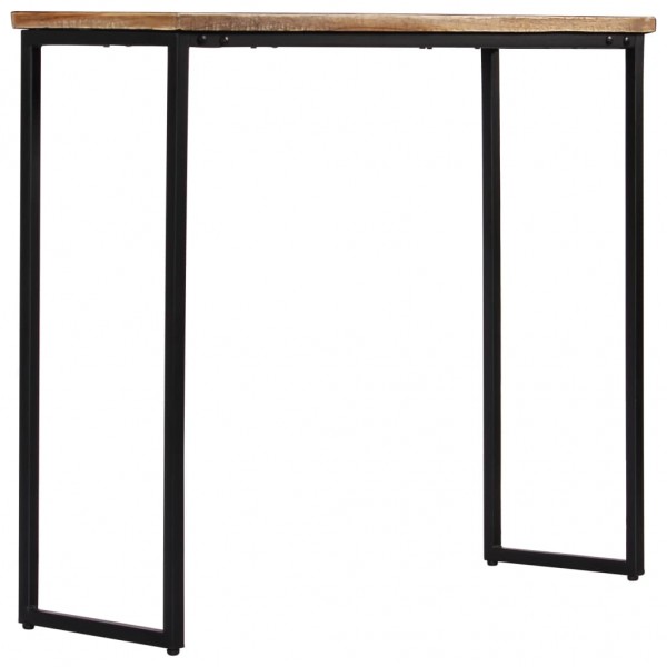 Mesa consola de teca maciza reciclada 90x30x76 cm M 5