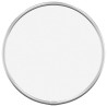 Espejo de pared redondo plateado Ø20 cm 2