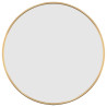Espejo de pared redondo dorado Ø 40 cm 2