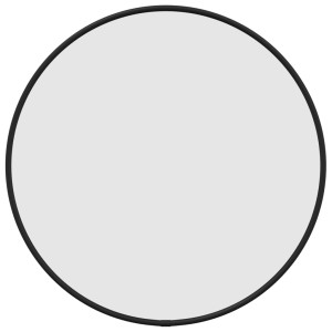 Espejo de pared redondo negro Ø 40 cm H