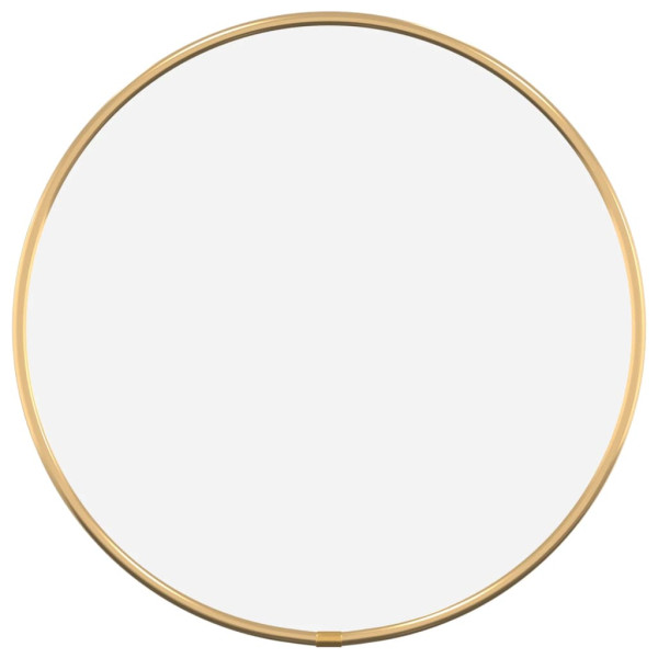 Espejo de pared redondo dorado Ø 30 cm M 2