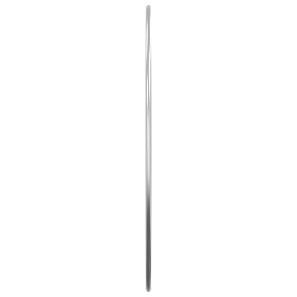 Espejo de pared redondo plateado Ø 40 cm M 4