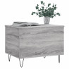 Mesa de centro madera contrachapada gris Sonoma 60x44.5x45 cm 4