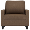 Sillón de tela marrón 60 cm 3