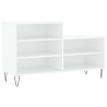 Mueble zapatero madera contrachapada blanco 102x36x60 cm 2
