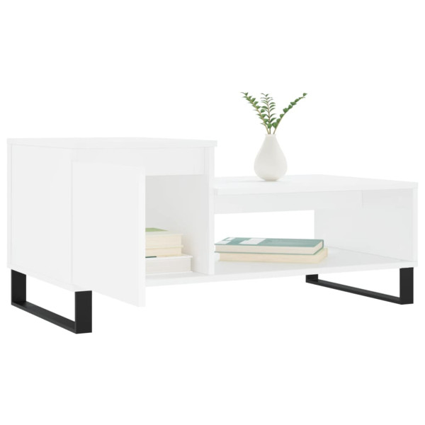 Mesa de centro 100x50x45 cm derivados de madeira branco M 4