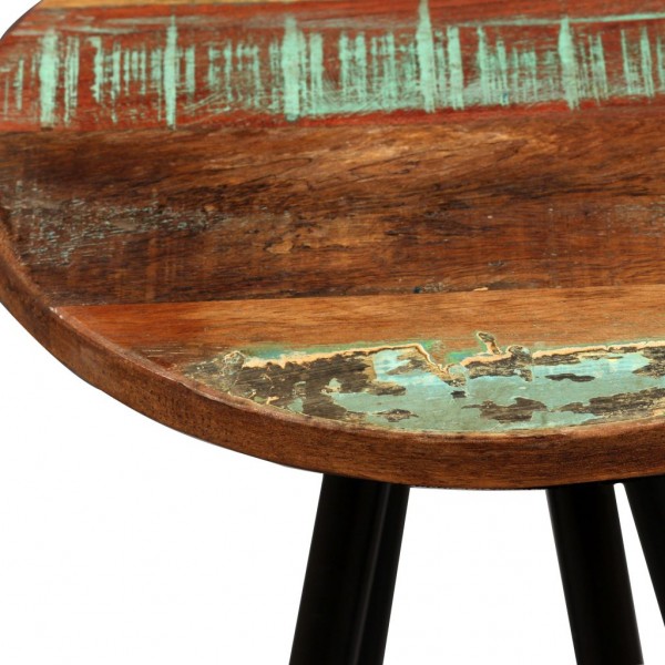 Taburetes de cocina 4 unidades madera maciza reciclada M 3