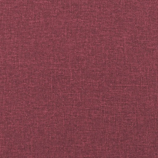 2 pcs conjunto de sofás com almofadões tecido vermelho tinto M 5